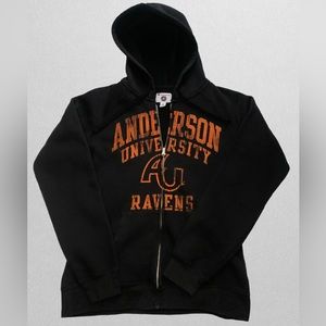 Vintage Anderson University Zip Up Hoodie Champion